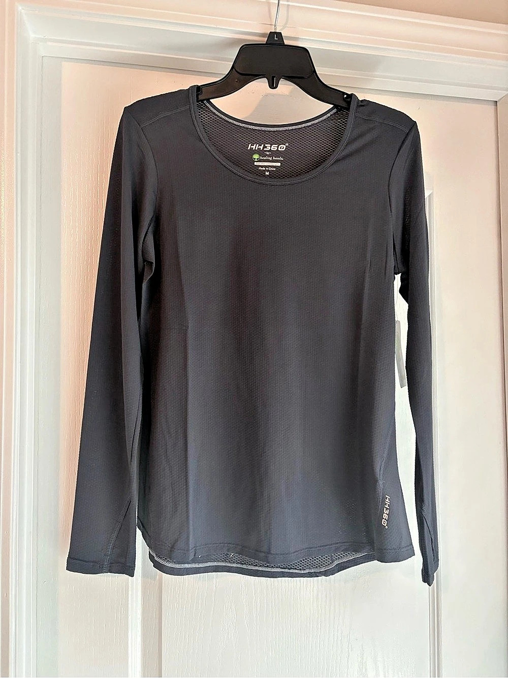 HHi-360° ° Long Sleeve Athletic Shirt in Black Medium NWT